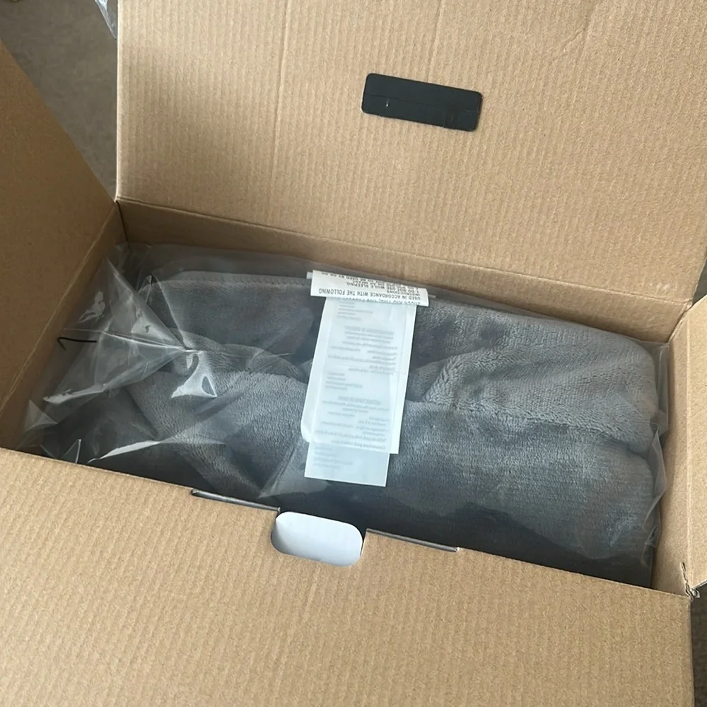 Sherpa Wrap Sharper Image Calming Cozy Massaging Heat Wrap